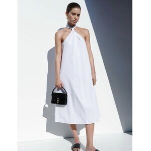 Anine Bing Cosette Midi Dress in White Sz. S NWT